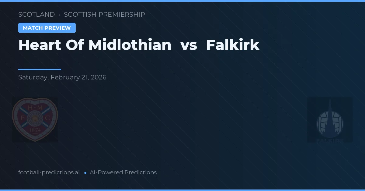 Heart of Midlothian vs Falkirk — prognóstico e prévia do jogo