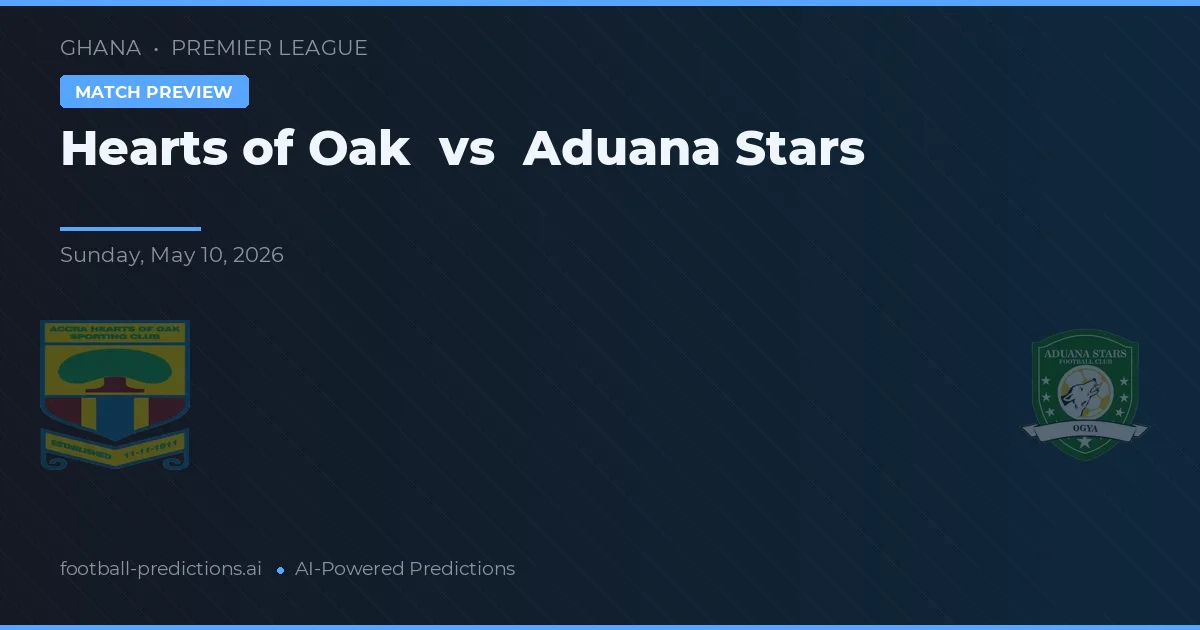 Hearts of Oak vs Aduana Stars — prognóstico e prévia do jogo