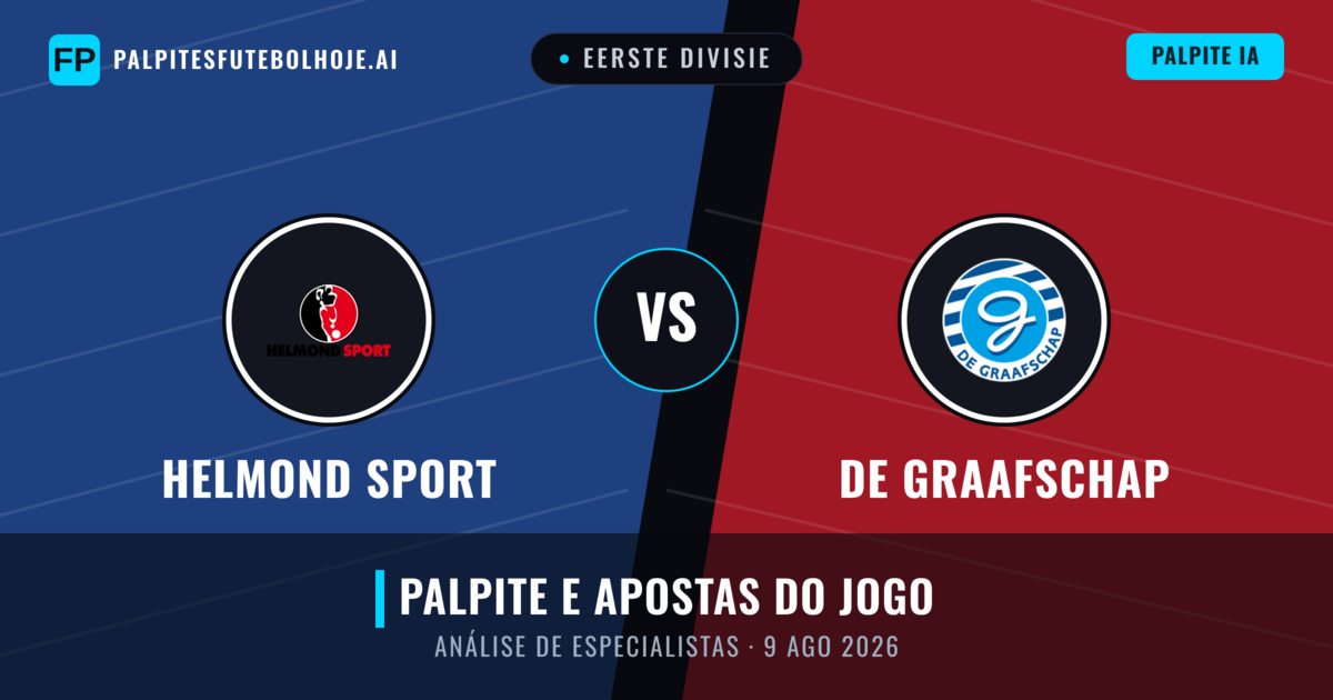 Helmond Sport vs De Graafschap — prognóstico e prévia do jogo
