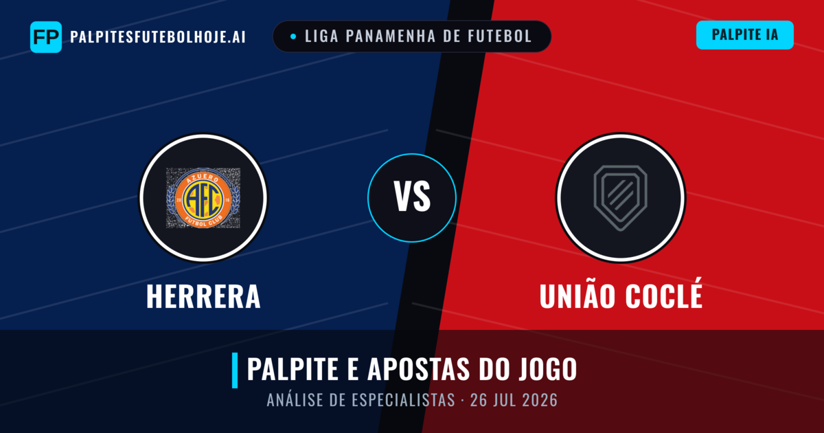 Herrera vs União Coclé — prognóstico e prévia do jogo