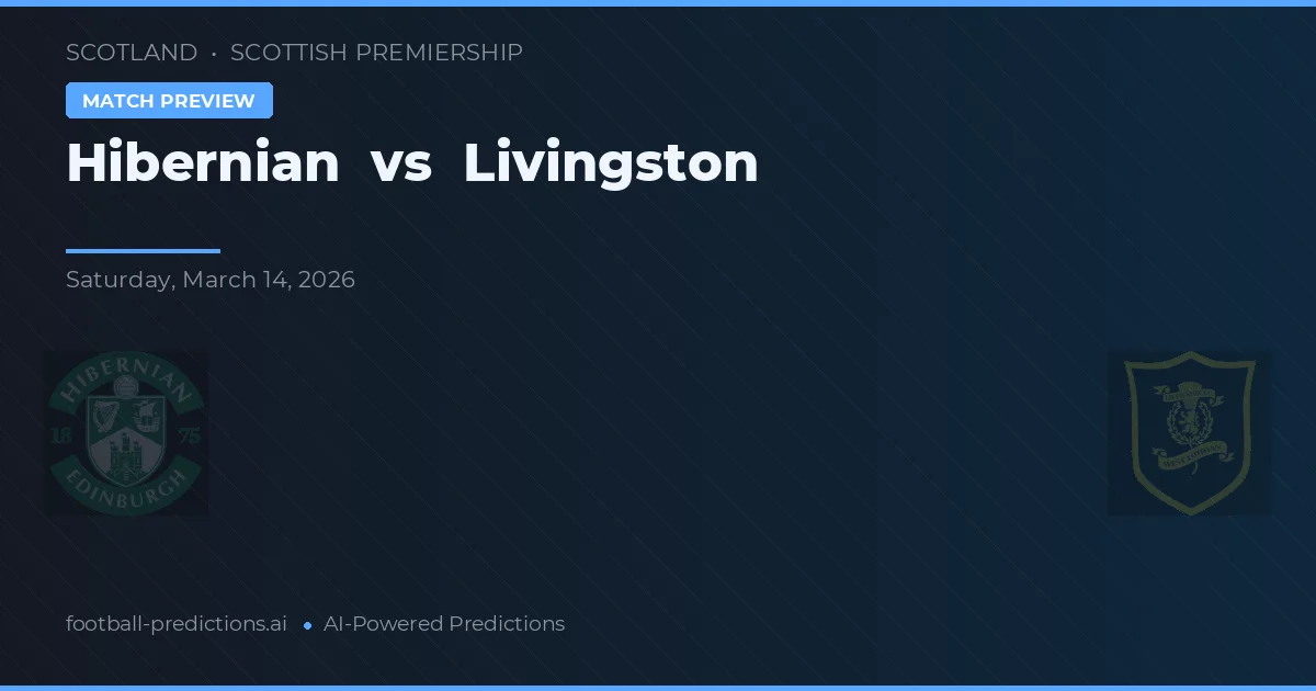 Hibernian vs Livingston — prognóstico e prévia do jogo