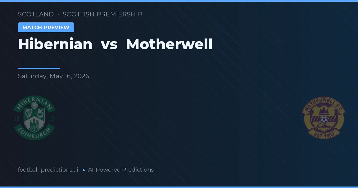 Hibernian vs Motherwell — prognóstico e prévia do jogo