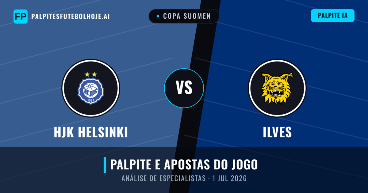 HJK Helsinki vs Ilves — prognóstico e prévia do jogo