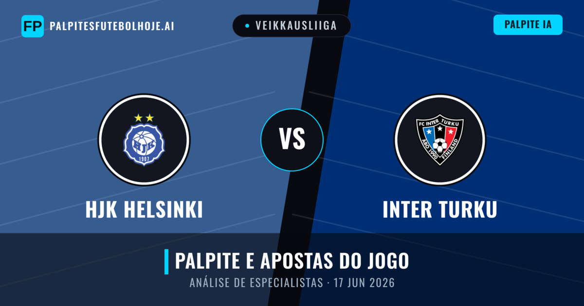 HJK Helsinki vs Inter Turku — prognóstico e prévia do jogo