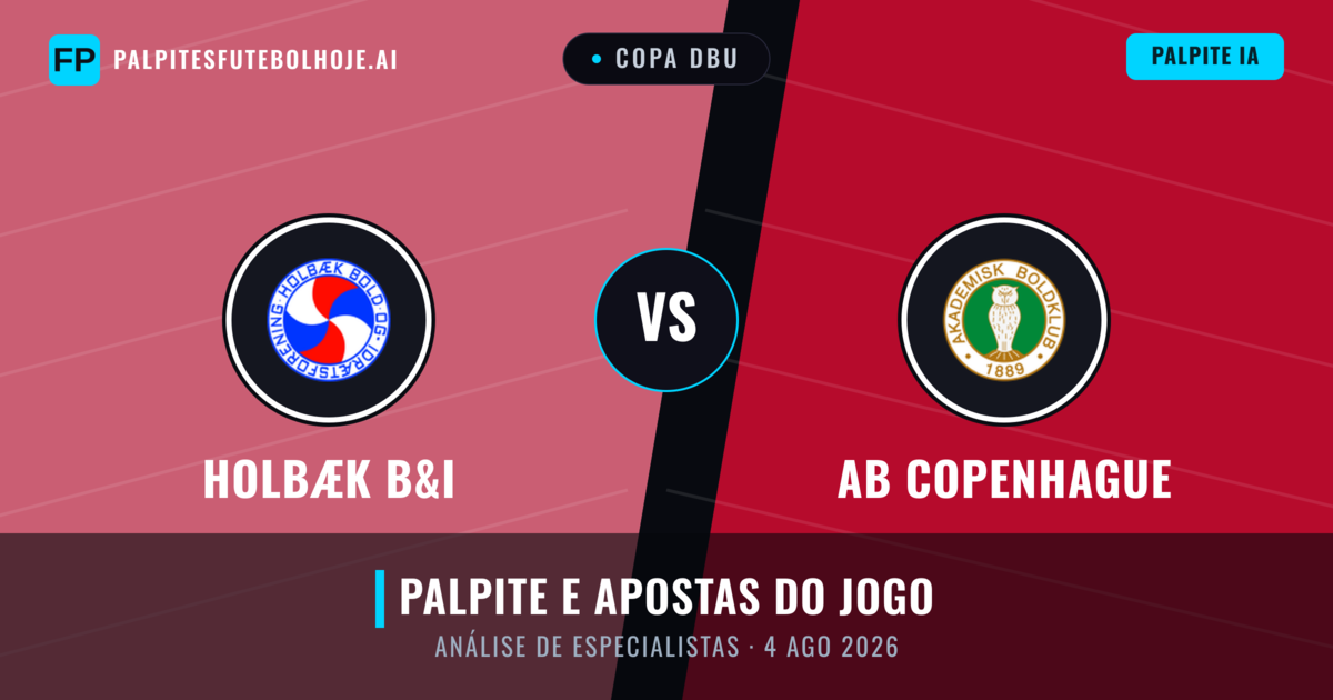 Holbæk B&I vs AB Copenhague — prognóstico e prévia do jogo