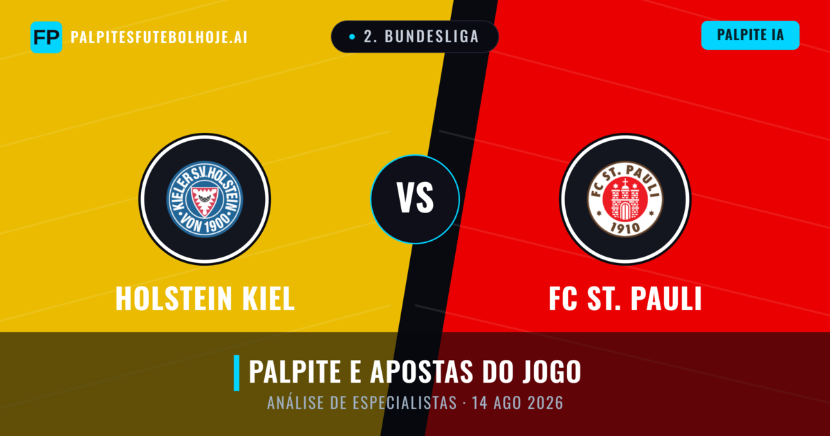 Holstein Kiel vs FC St. Pauli — prognóstico e prévia do jogo