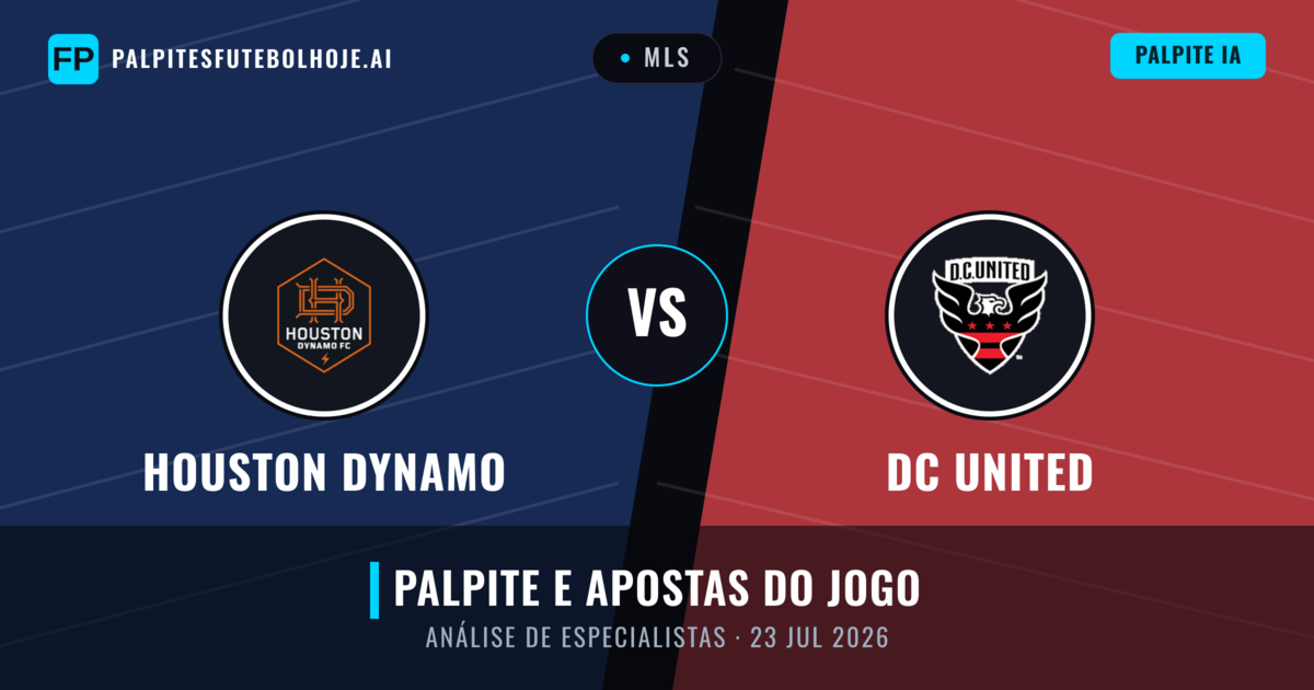 Houston Dynamo vs DC United — prognóstico e prévia do jogo