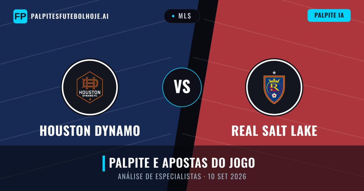 Houston Dynamo vs Real Salt Lake — prognóstico e prévia do jogo