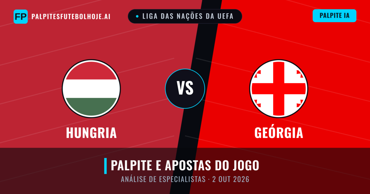 Hungria vs Geórgia — prognóstico e prévia do jogo
