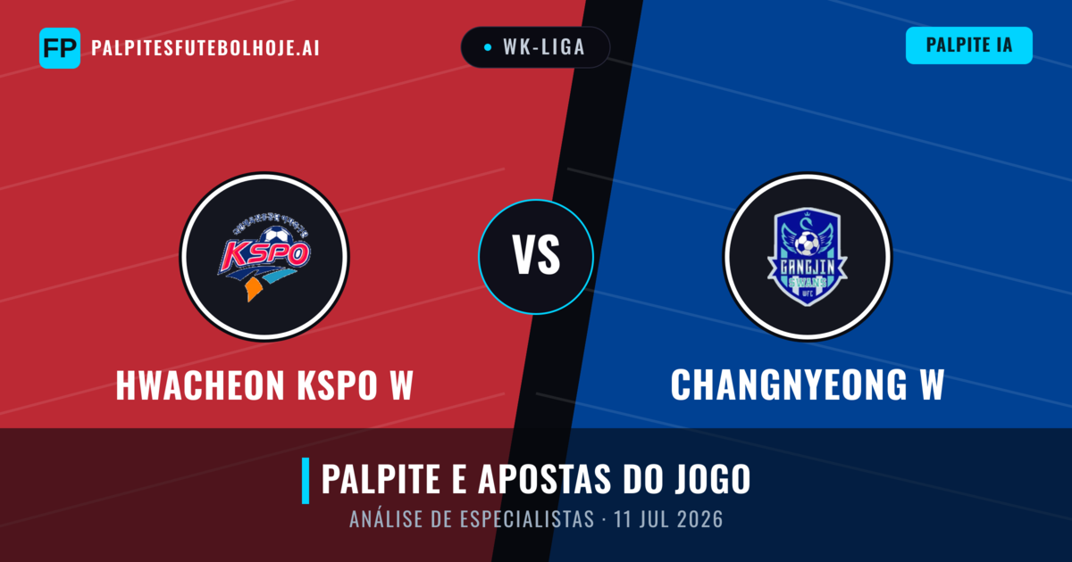 Hwacheon KSPO W vs Changnyeong W — prognóstico e prévia do jogo