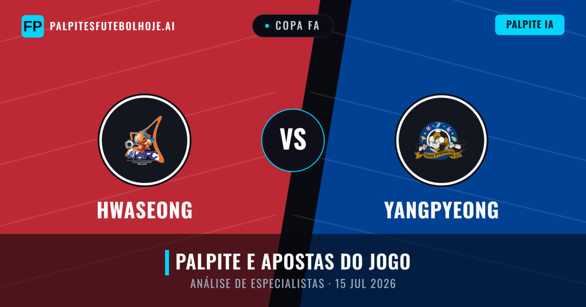 Hwaseong vs Yangpyeong — prognóstico e prévia do jogo