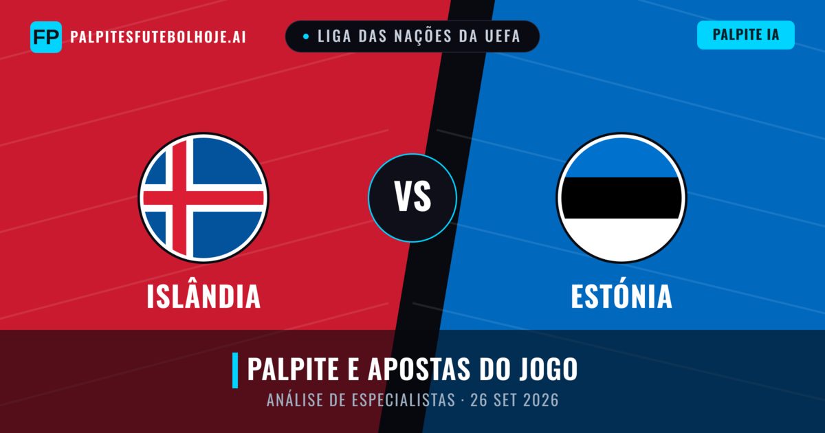 Islândia vs Estónia — prognóstico e prévia do jogo