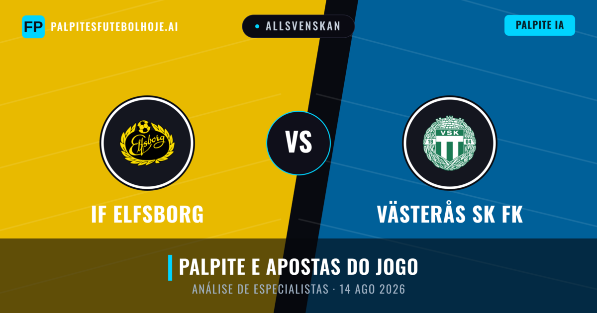 IF Elfsborg vs Västerås SK FK — prognóstico e prévia do jogo