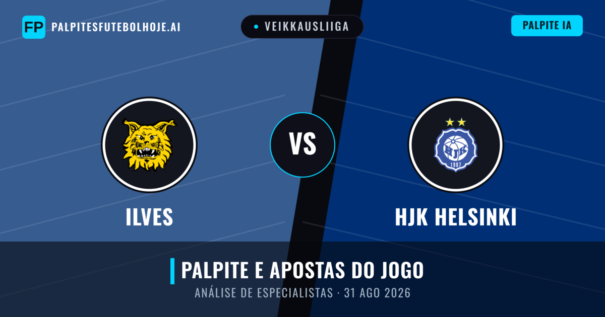 Ilves vs HJK Helsinki — prognóstico e prévia do jogo