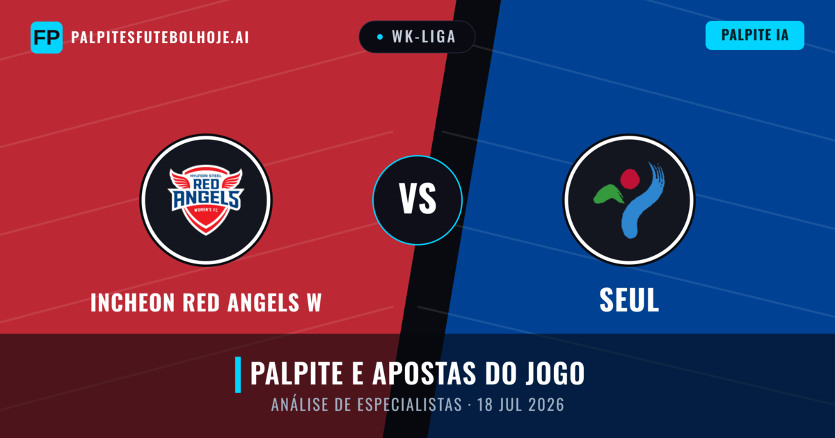 Incheon Red Angels W vs Seul — prognóstico e prévia do jogo
