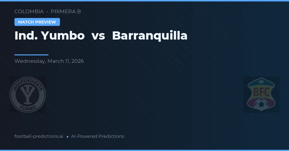 Ind. Yumbo vs Barranquilla — prognóstico e prévia do jogo