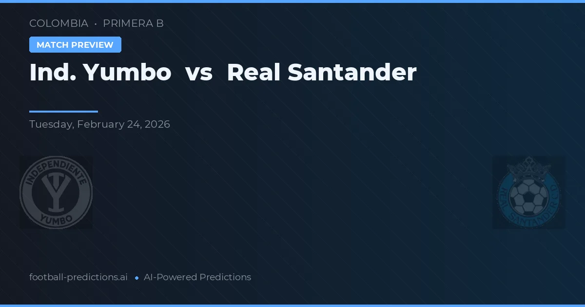 Ind. Yumbo vs Real Santander — prognóstico e prévia do jogo