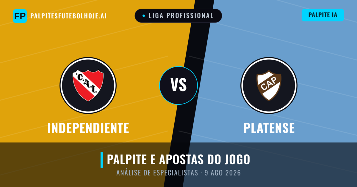Independiente vs Platense — prognóstico e prévia do jogo
