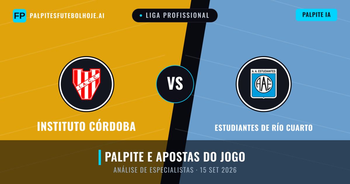 Instituto Córdoba vs Estudiantes de Río Cuarto — prognóstico e prévia do jogo