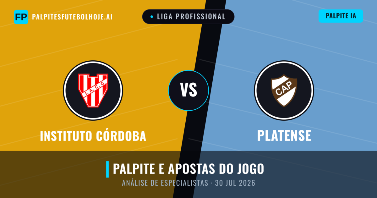Instituto Córdoba vs Platense — prognóstico e prévia do jogo