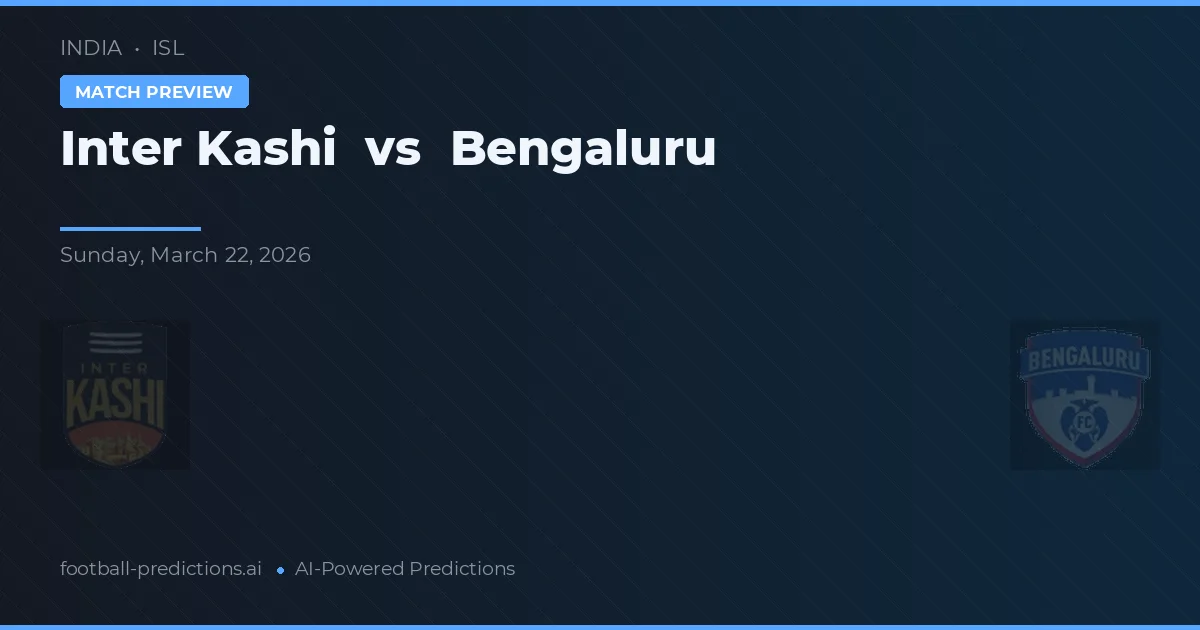 Kashi Inter vs Bengaluru — prognóstico e prévia do jogo