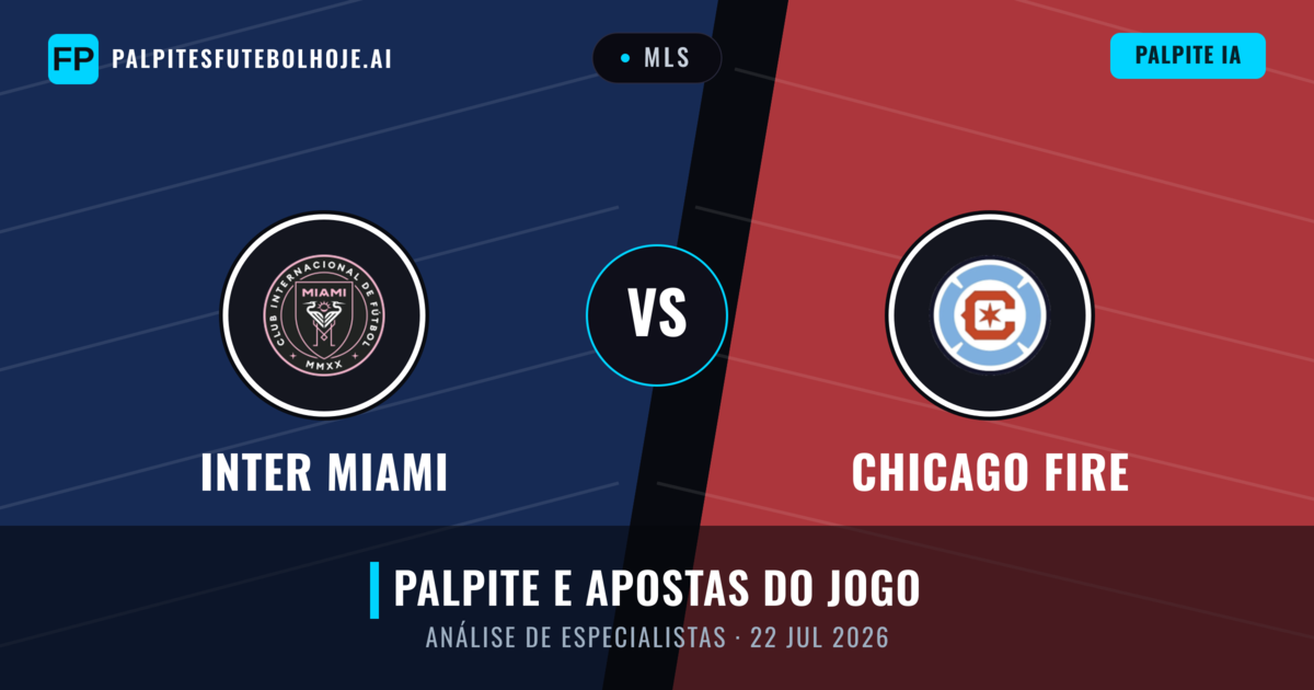 Inter Miami vs Chicago Fire — prognóstico e prévia do jogo