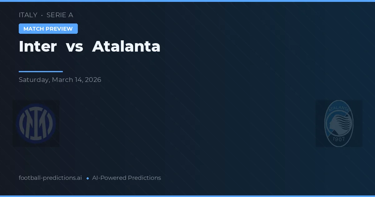Internazionale vs Atalanta — prognóstico e prévia do jogo
