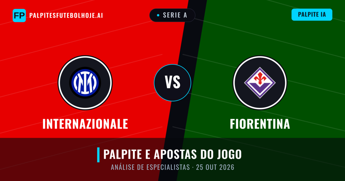 Internazionale vs Fiorentina — prognóstico e prévia do jogo