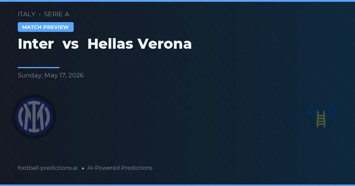 Internazionale vs Hellas Verona — prognóstico e prévia do jogo