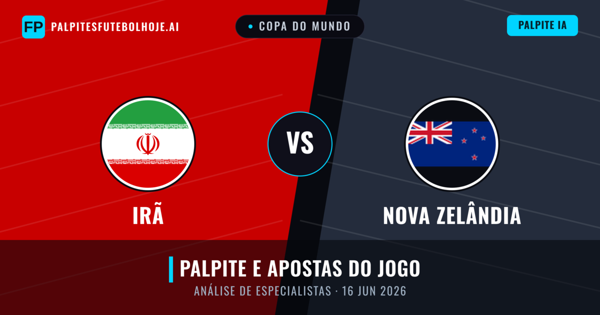 Irã vs Nova Zelândia — prognóstico e prévia do jogo
