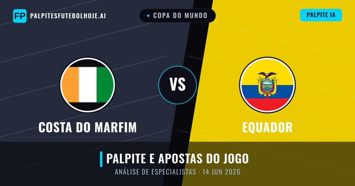 Costa do Marfim vs Equador — prognóstico e prévia do jogo