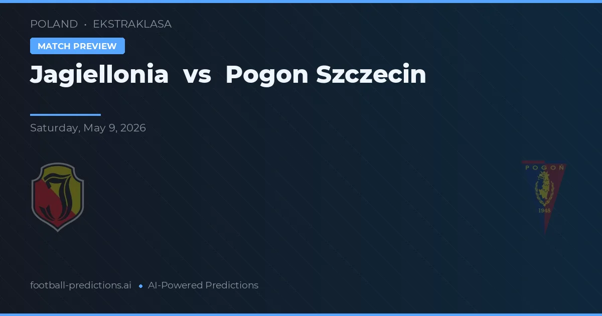 Jagiellonia vs Pogoń Szczecin — prognóstico e prévia do jogo