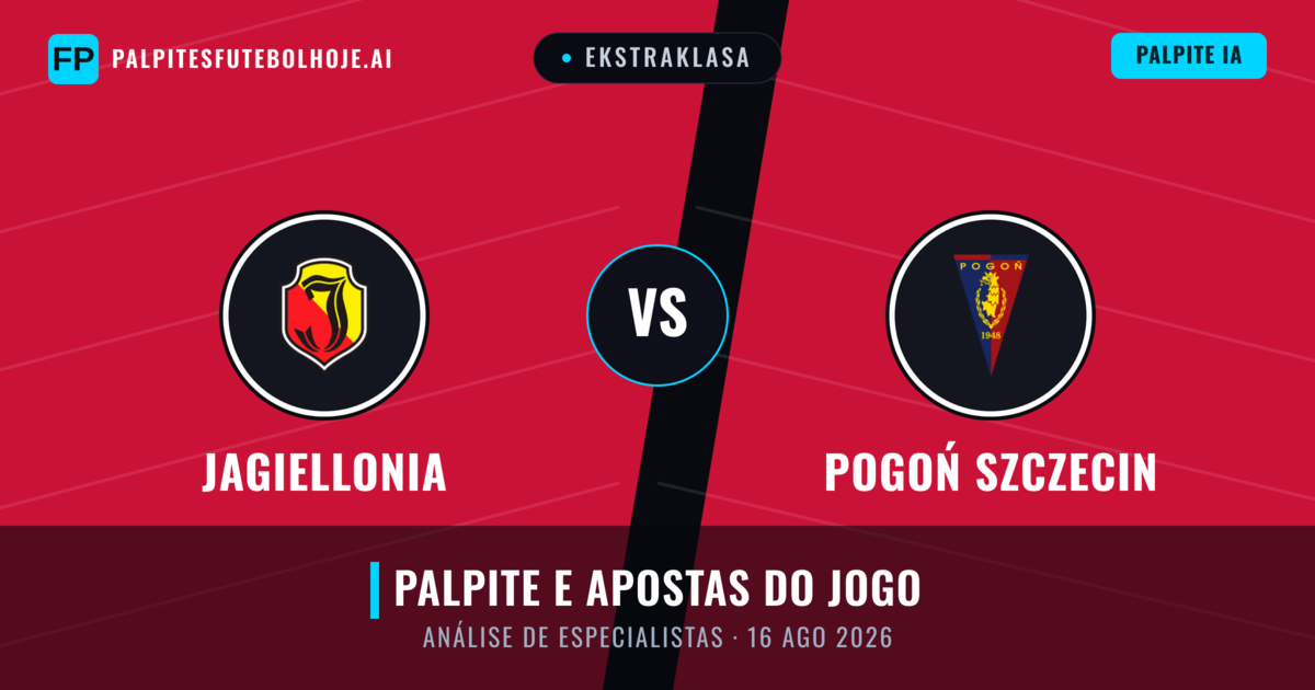 Jagiellonia vs Pogoń Szczecin — prognóstico e prévia do jogo