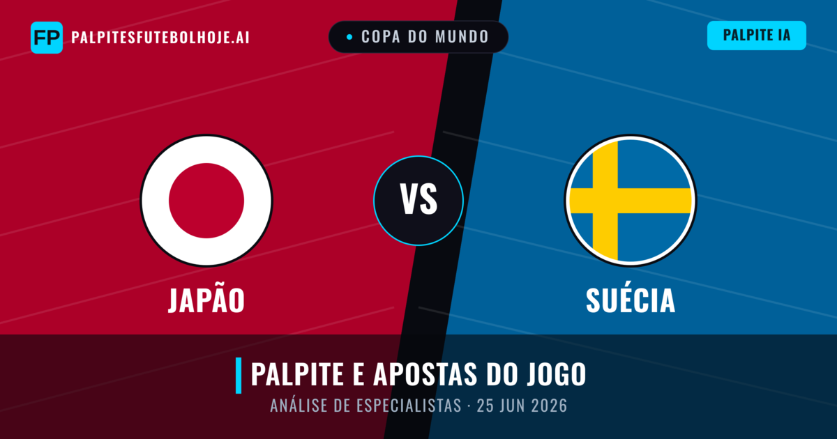 Japão vs Suécia — prognóstico e prévia do jogo