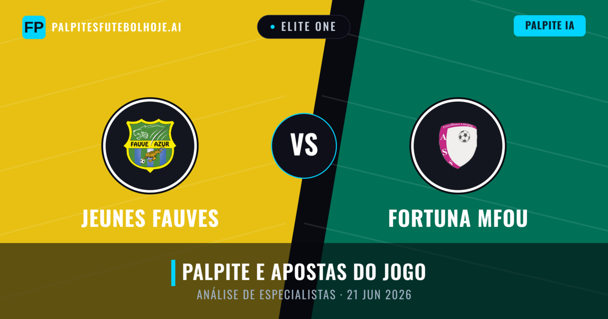 Jeunes Fauves vs Fortuna Mfou — prognóstico e prévia do jogo