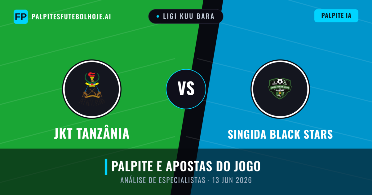 JKT Tanzânia vs Singida Black Stars — prognóstico e prévia do jogo