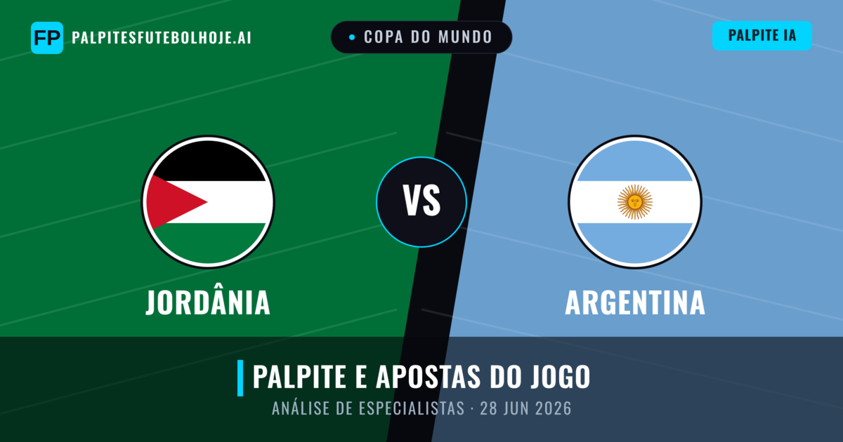 Jordânia vs Argentina — prognóstico e prévia do jogo