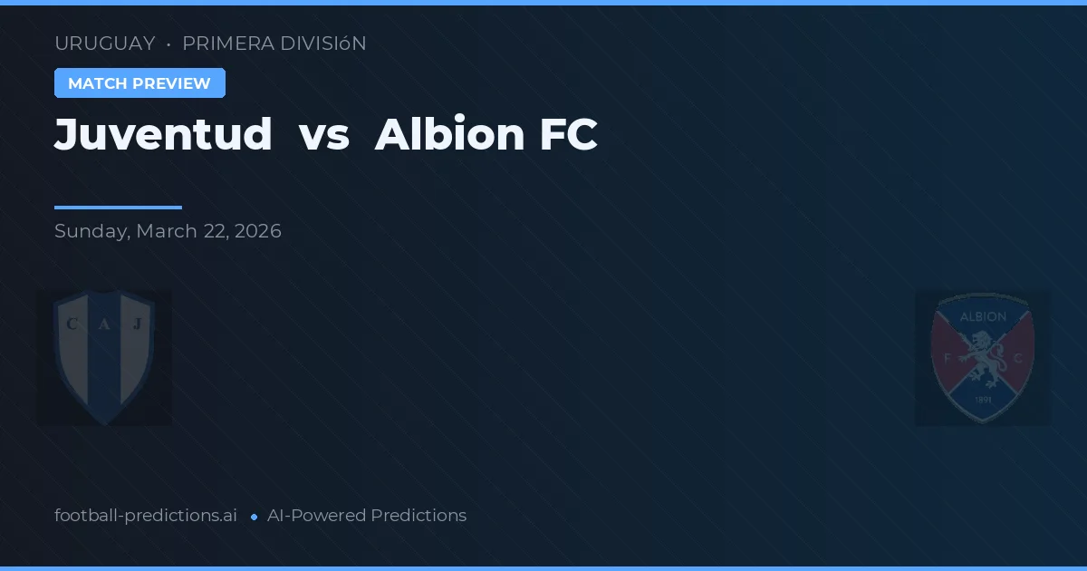 Juventud vs Albion FC — prognóstico e prévia do jogo