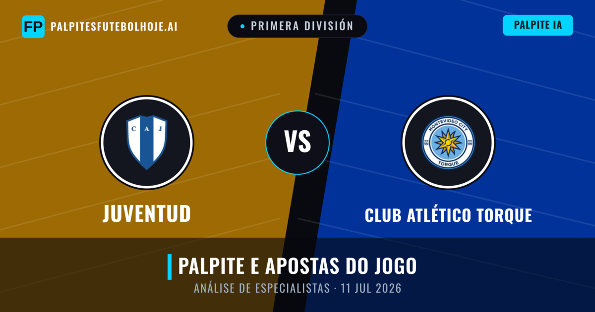Juventud vs Club Atlético Torque — prognóstico e prévia do jogo