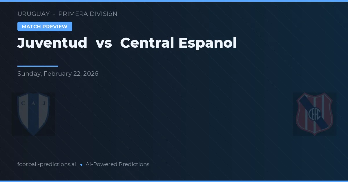 Juventud vs Central Español — prognóstico e prévia do jogo