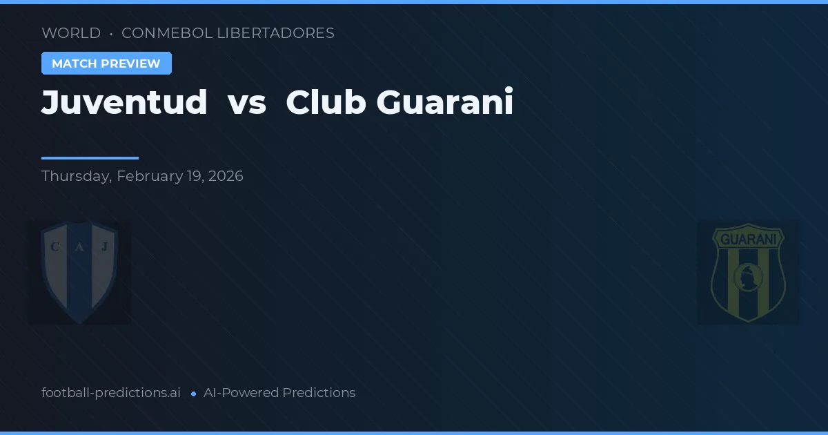 Juventud vs Guarani — prognóstico e prévia do jogo