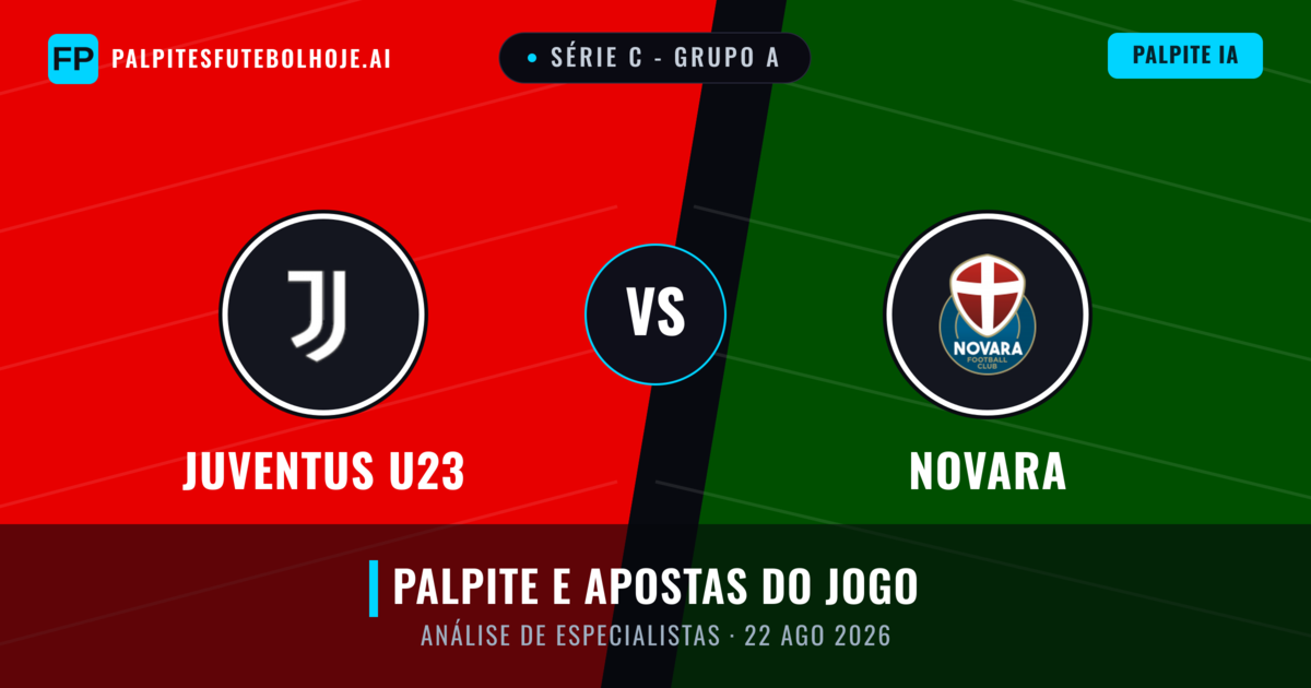 Juventus U23 vs Novara — prognóstico e prévia do jogo