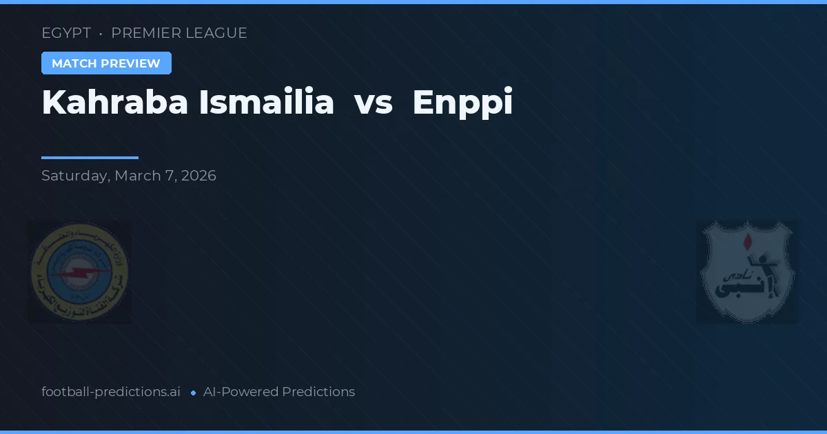 Kahraba Ismailia vs Enppi — prognóstico e prévia do jogo