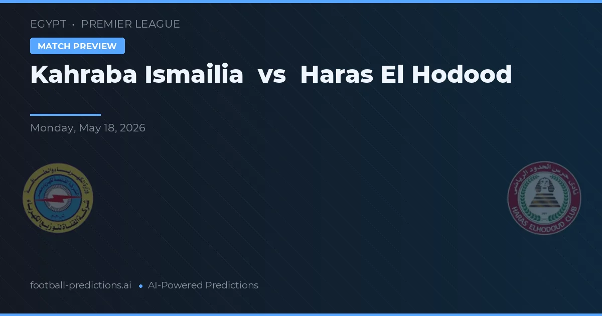 Kahraba Ismailia vs Haras El Hodood — prognóstico e prévia do jogo