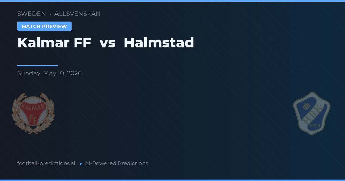 Kalmar FF vs Halmstad — prognóstico e prévia do jogo