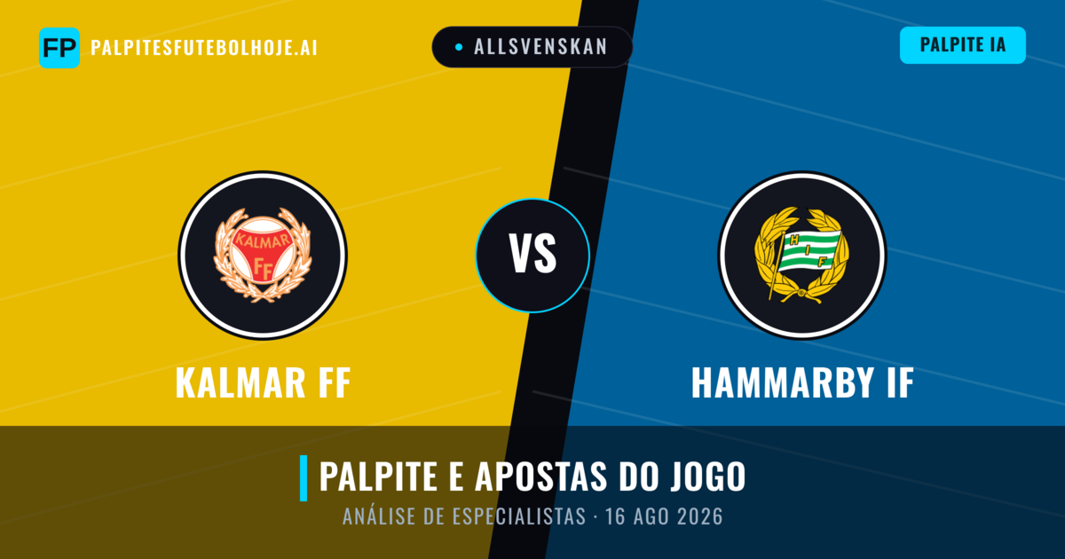 Kalmar FF vs Hammarby IF — prognóstico e prévia do jogo