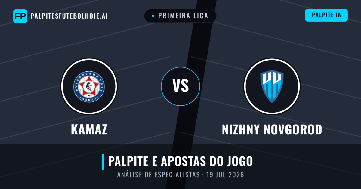 KAMAZ vs Nizhny Novgorod — prognóstico e prévia do jogo