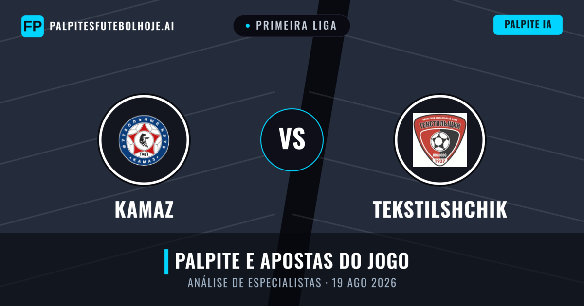 KAMAZ vs Tekstilshchik — prognóstico e prévia do jogo
