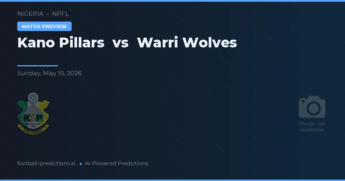 Kano Pillars vs Wari Wolves — prognóstico e prévia do jogo