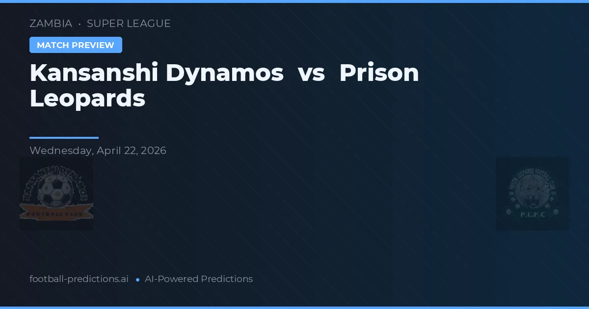 Kansanshi Dynamos vs Leões da Prisão — prognóstico e prévia do jogo